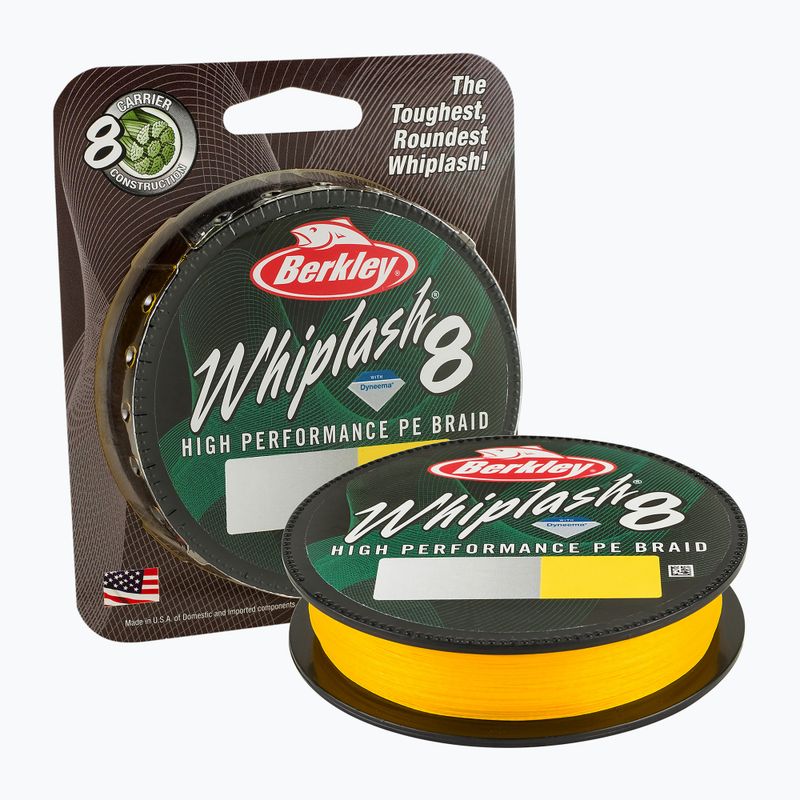 Berkley Whiplash 8 geltonos spalvos spiningo pynė 1446680