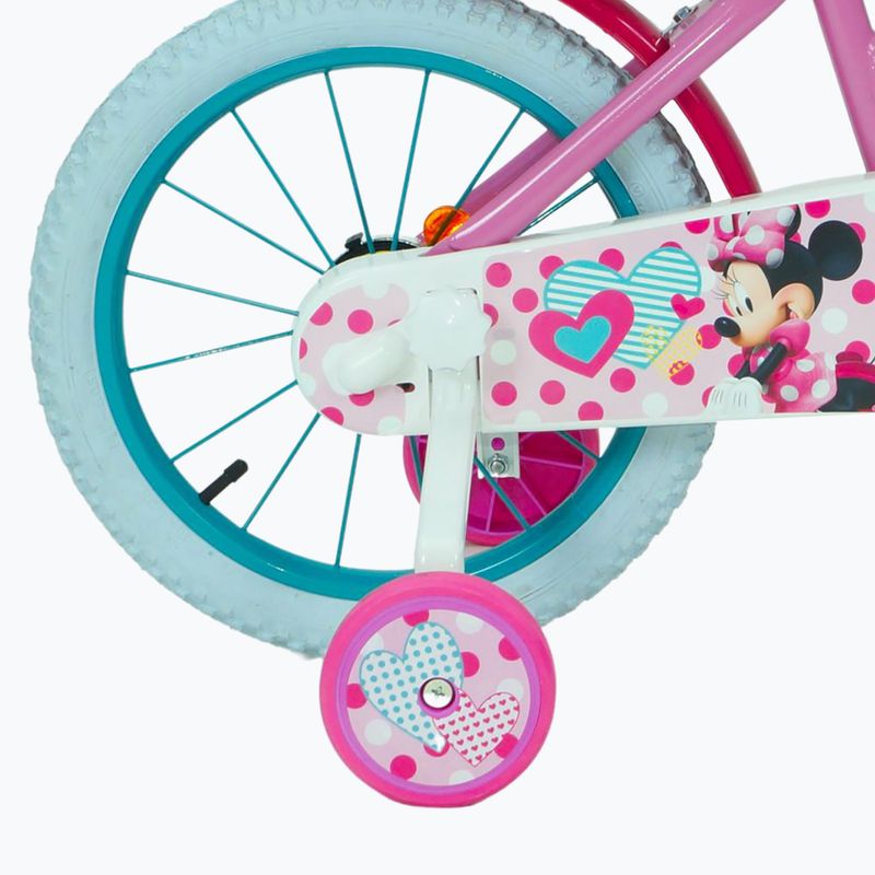 Huffy Minnie vaikiškas 16" rožinis dviratis 21891W 10