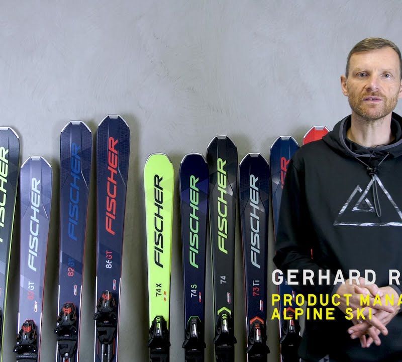 Kalnų slidės Fischer RC ONE 74 AR + RS 10 PR pilka/geltona 12