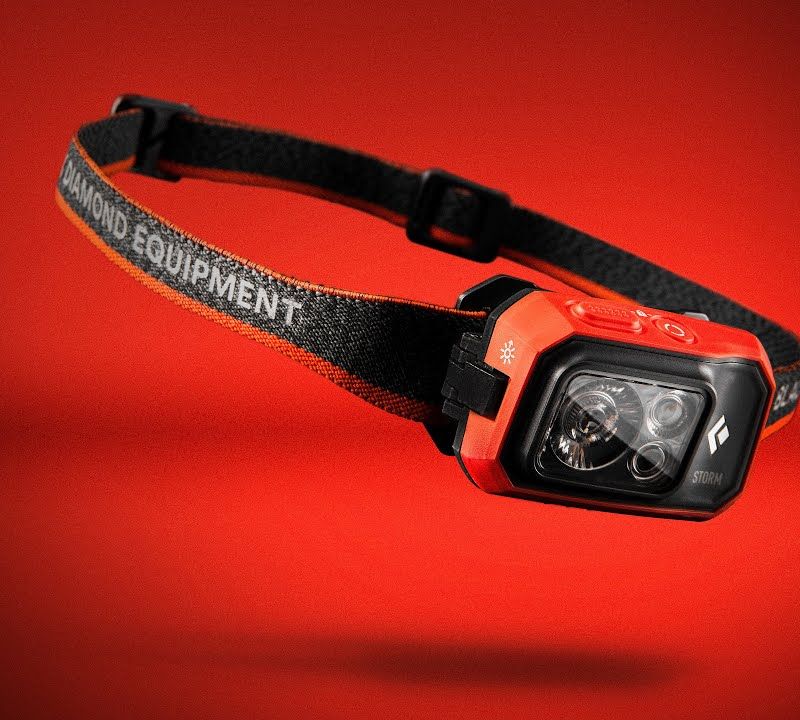 Black Diamond Cosmo 350-R azul priekinis žibintas 14