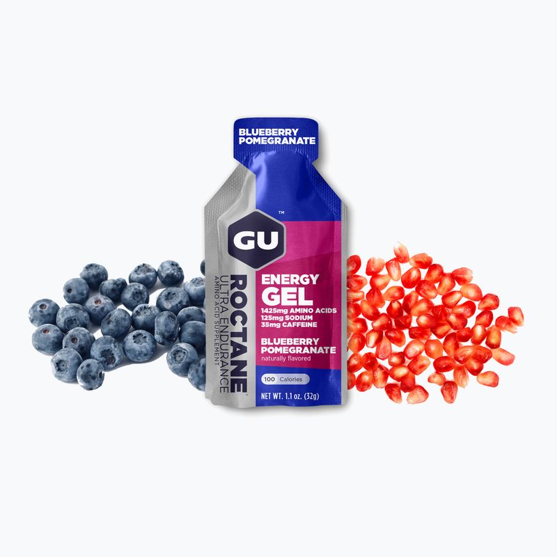 Energetinis gelis GU Roctane Energy Gel 32 g blueberry/pomegranate 2