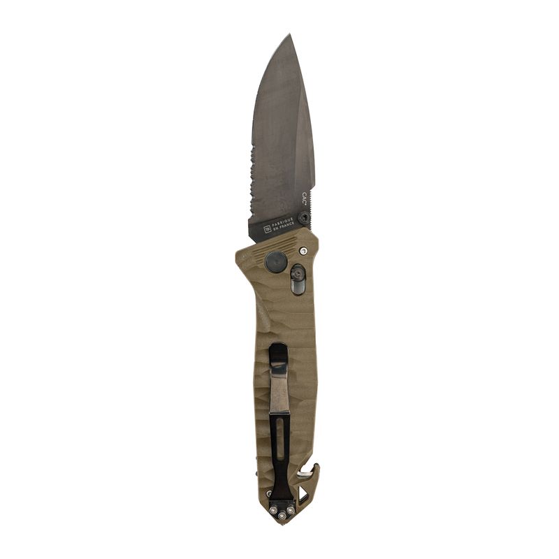 Turistinis peilis TB Outdoor CAC Serration Manche Toxifie PA6 GF khaki