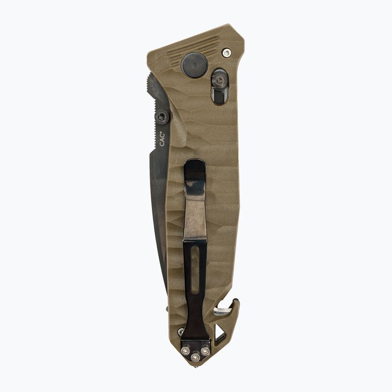 Turistinis peilis TB Outdoor CAC Serration Manche Toxifie PA6 GF khaki 3
