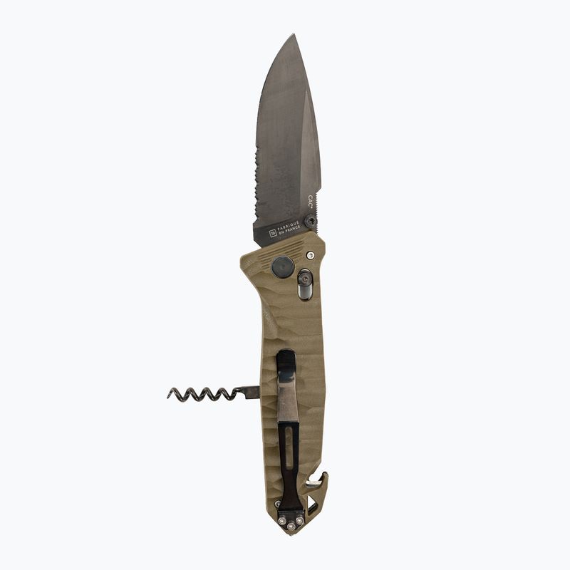 Turistinis peilis TB Outdoor CAC Serration Manche Toxifie PA6 GF khaki 5