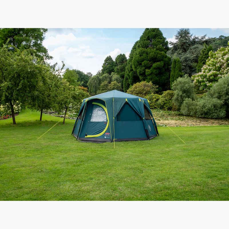 8 vietų kempingo palapinė Coleman Cortes Octagon Blackout Bedroom green 5