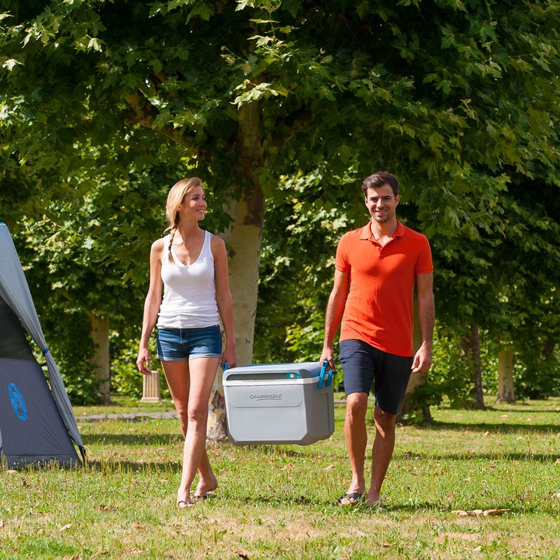 Campingaz Powerbox Plus 12/230V 36 litrų talpos turistinis aušintuvas pilkos spalvos 9