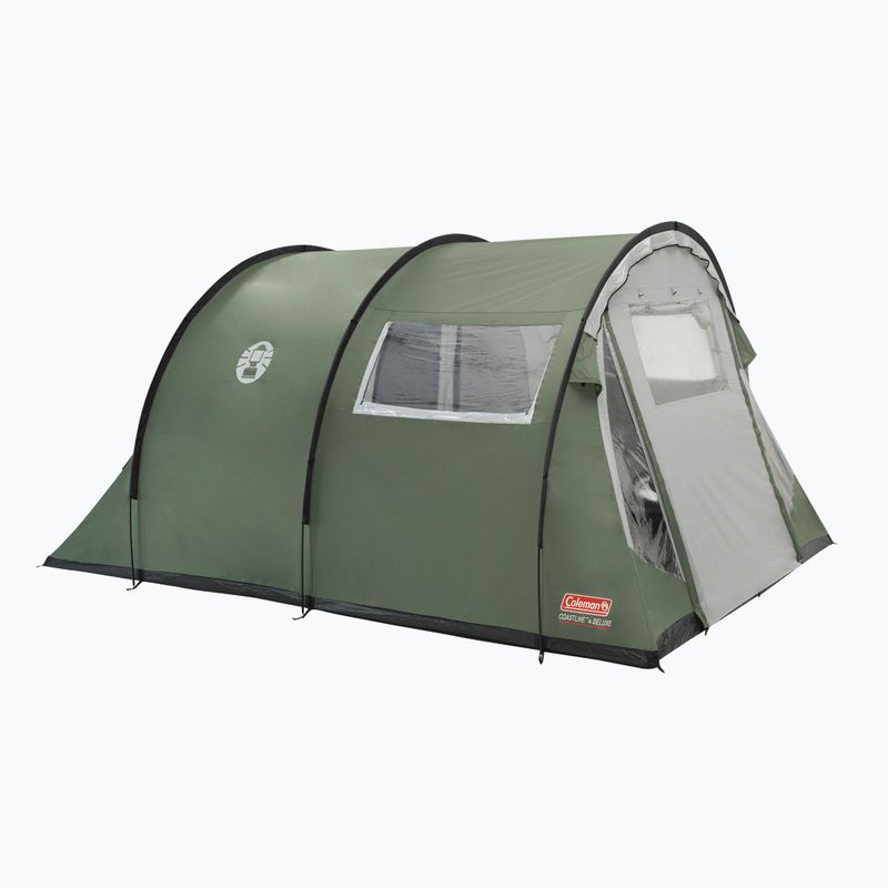 "Coleman Coastline 4 Deluxe" žalia 4 asmenų kempingo palapinė