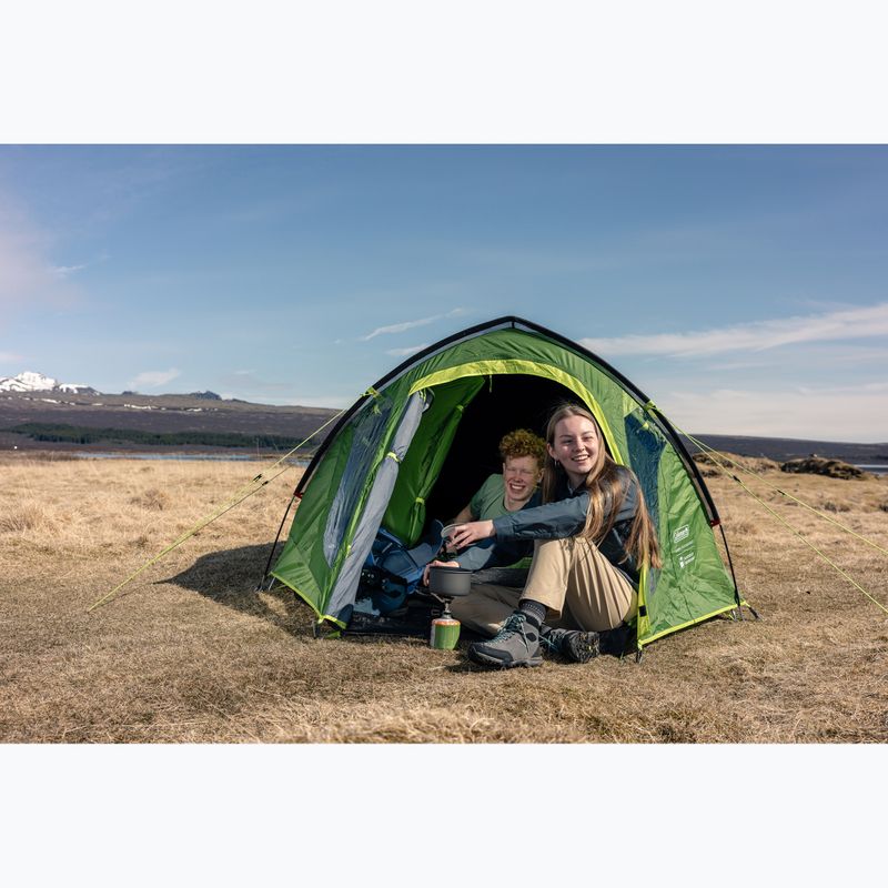 Stovyklavimo palapinė 3-osobowy Coleman Darwin 3 Plus blackout 7