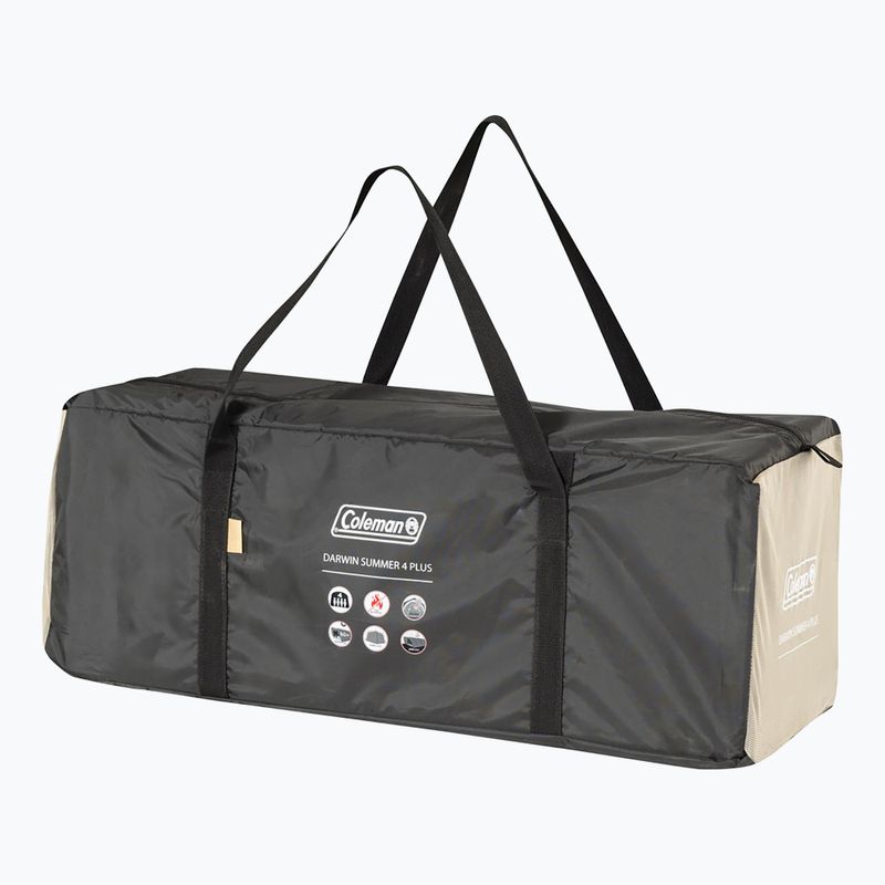 4 vietų stovyklavimo palapinė Coleman Darwin Summer 4 + beige 7