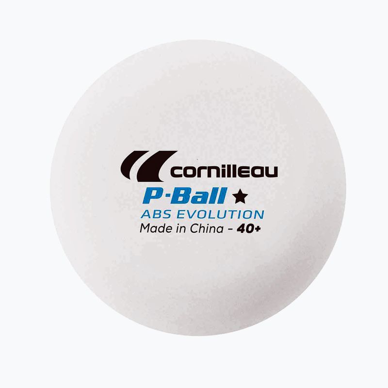 Cornilleau P-Ball* ABS EVOLUTION stalo teniso kamuoliukai 6 vnt. Balti 2