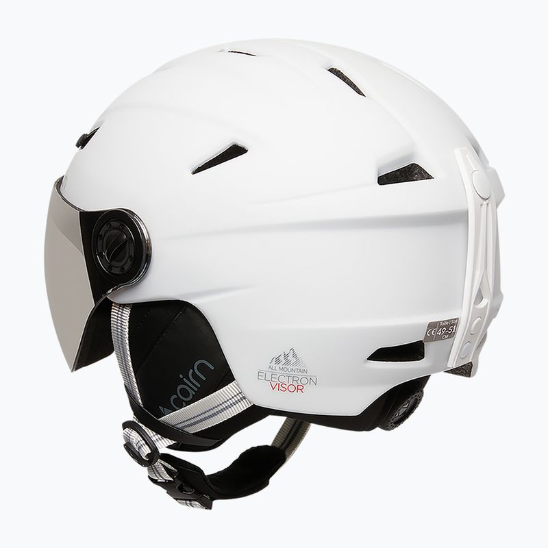 Snieglenčių šalmas Cairn Electron Visor mat white 2