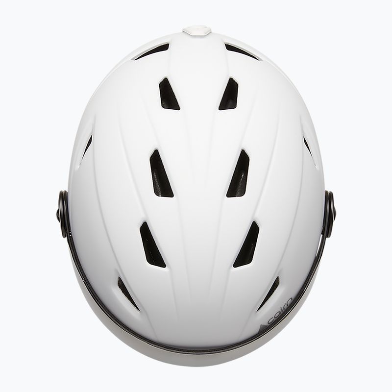 Snieglenčių šalmas Cairn Electron Visor mat white 3