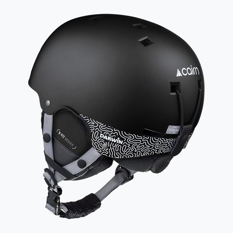 Vaikiškas slidinėjimo šalmas Cairn Darwin Jr matte black 2