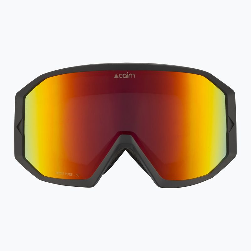 Slidinėjimo akiniai Cairn Frost Pure mat black red 2