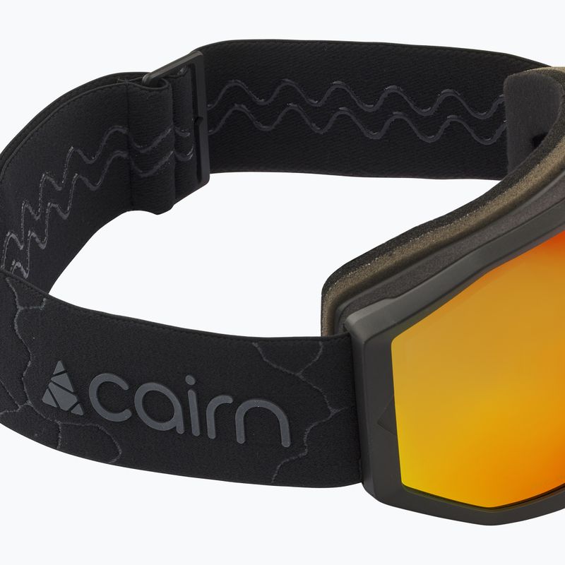 Slidinėjimo akiniai Cairn Frost Pure mat black red 6
