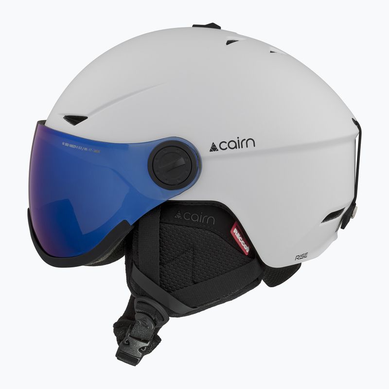 Snieglenčių šalmas Cairn Rise II Visor mat white 2