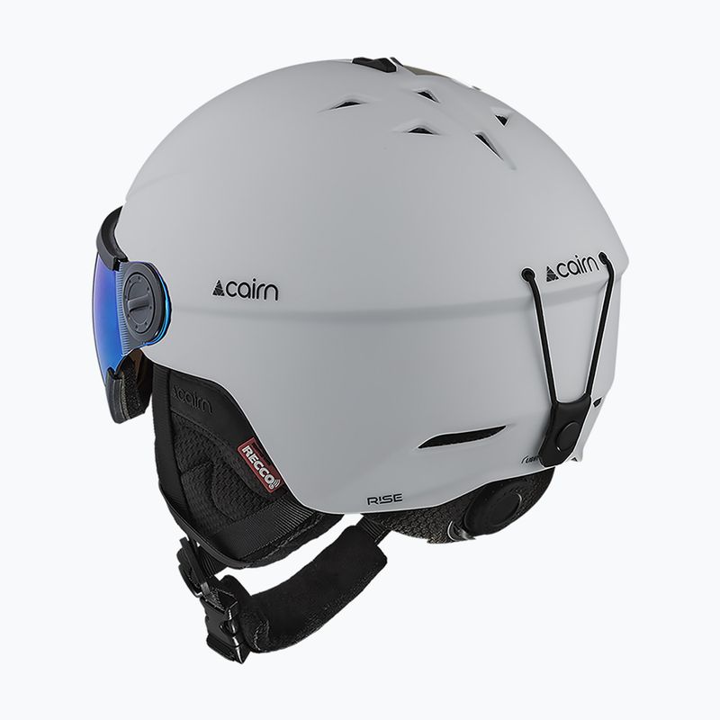 Snieglenčių šalmas Cairn Rise II Visor mat white 5