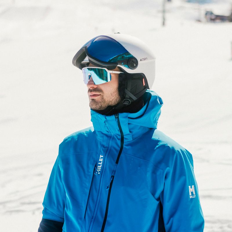 Snieglenčių šalmas Cairn Rise II Visor mat white 6