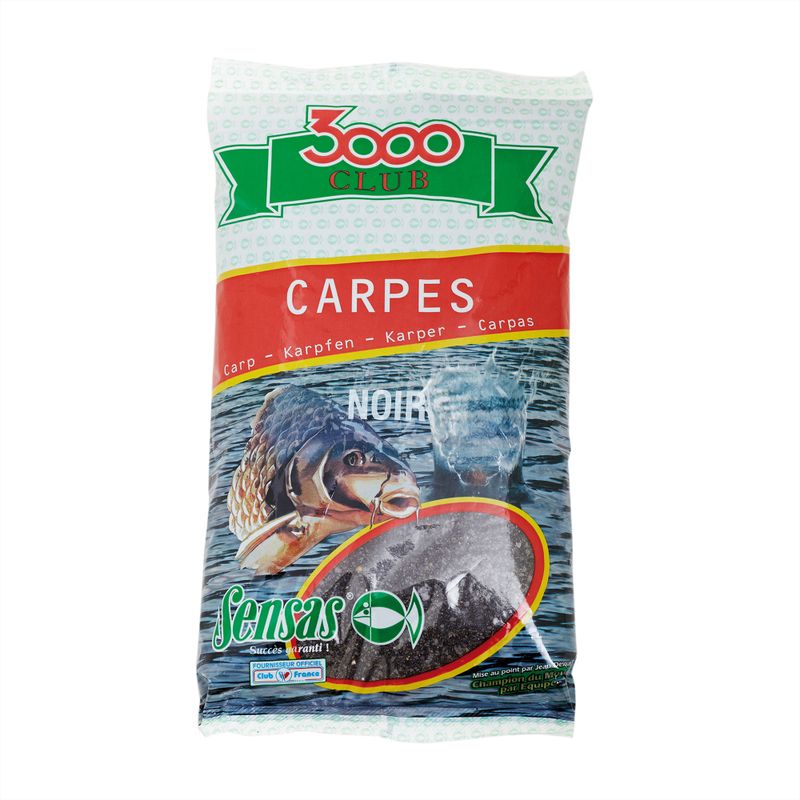 Sensas Club 3000 Carpes Noire žvejybinis masalas juodos spalvos 11501