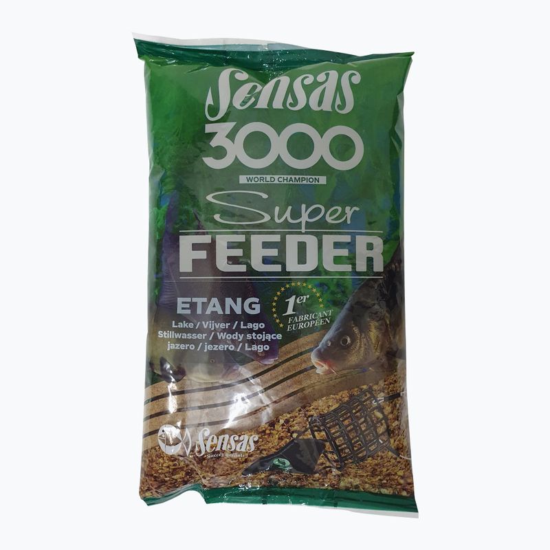 Sensas 3000 Super Feeder Ežerų žūklės gruntinis masalas geltonos spalvos 70781