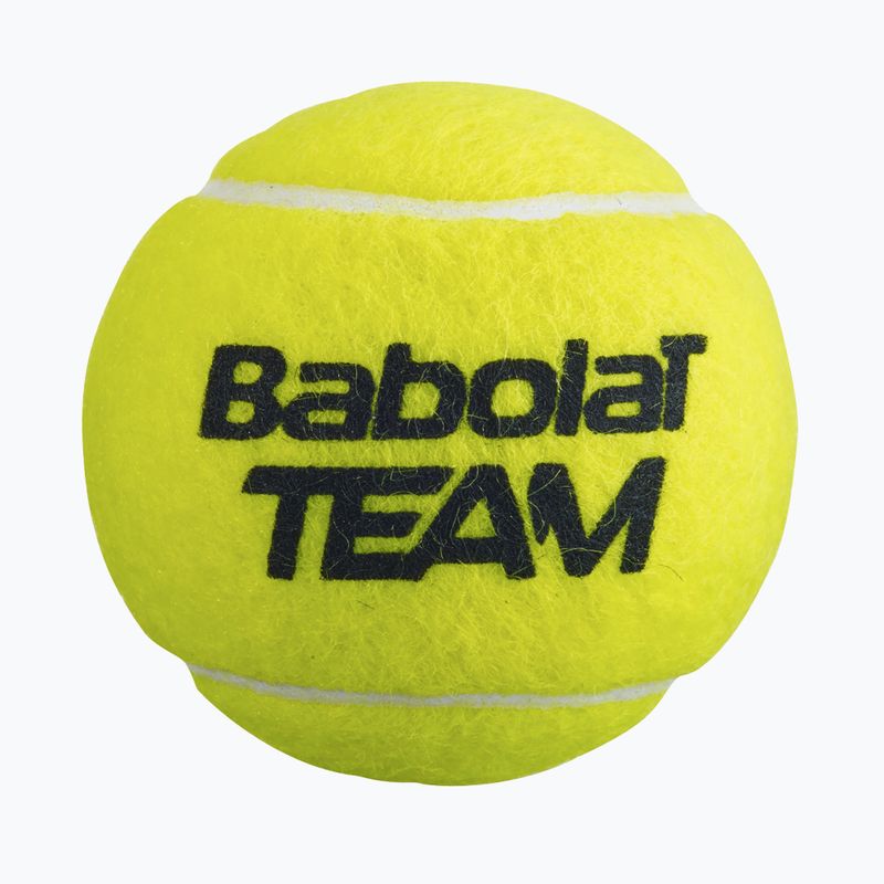 Teniso kamuoliukai Babolat Team 4 vnt. yellow 3