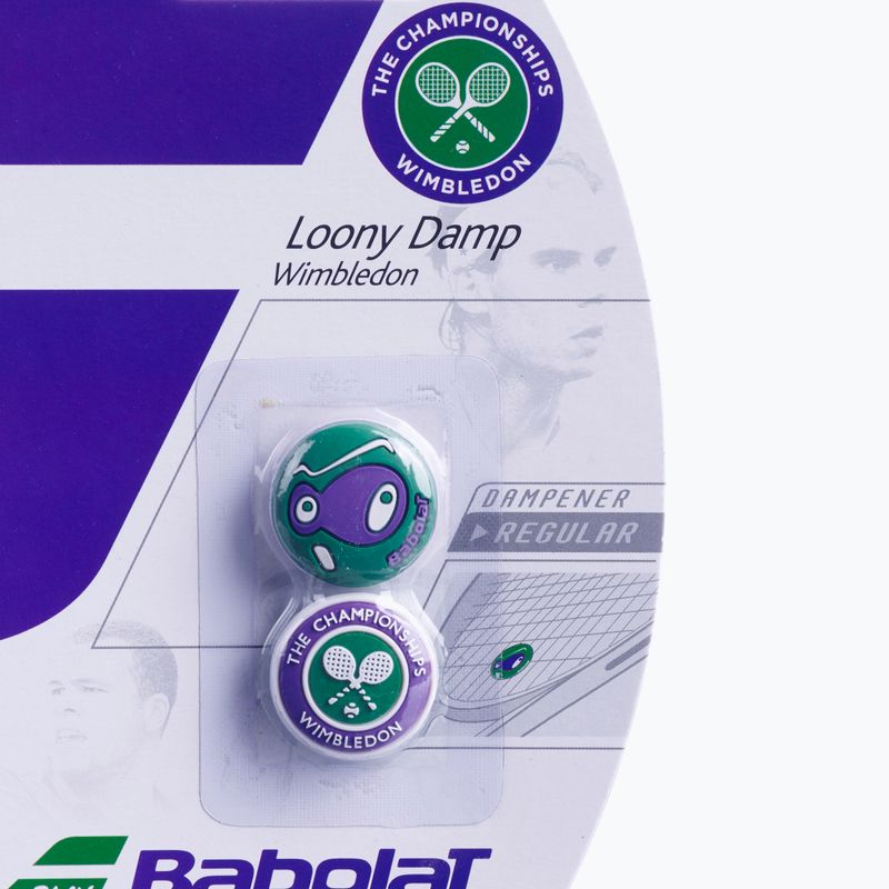 Babolat Loony Damp Wimbledon vibracijos slopintuvai 2 vnt. žali 700037 2