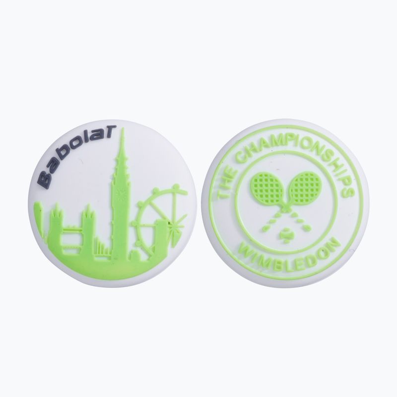 Babolat Dampener Wimbledon 2 vnt. baltos ir žalios spalvos 700044