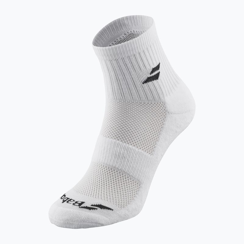 Kojinės Babolat Quarter 3 Pack white/white 2