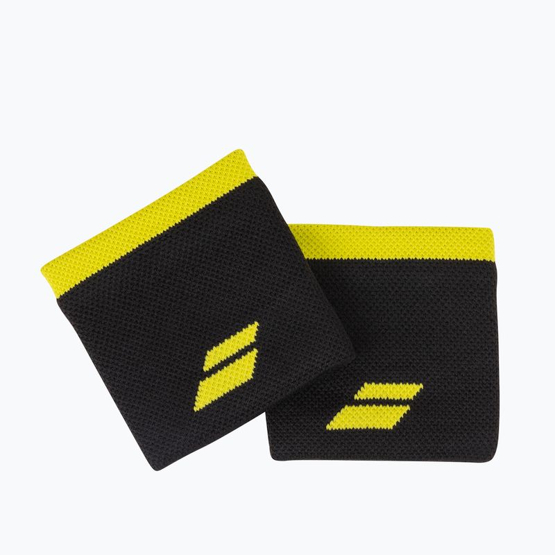 Babolat logotipas riešo apyrankės 2 vnt., juoda/geltona 5UA1261 3
