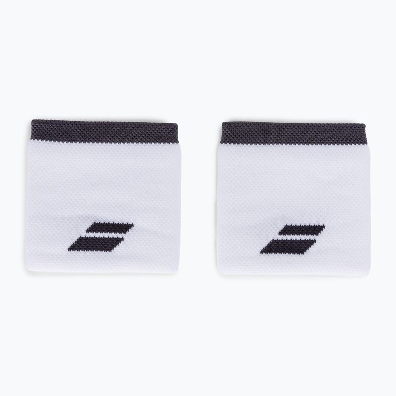 Babolat logotipas riešo apyrankės 2 vnt. baltos ir juodos spalvos 5UA1261 2
