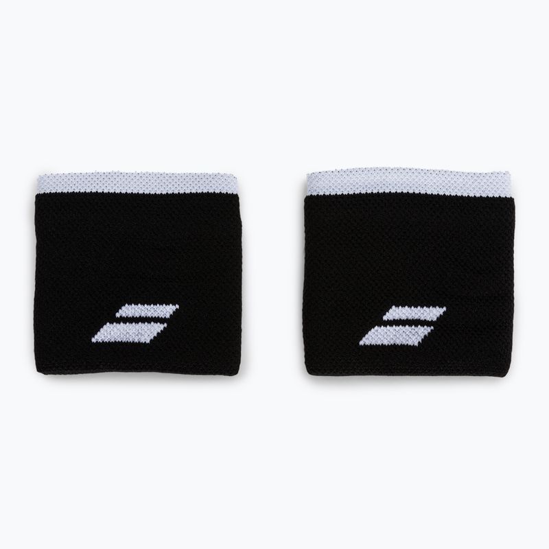 Babolat logotipas riešo apyrankės 2 vnt. juodai baltos 5UA1261 2