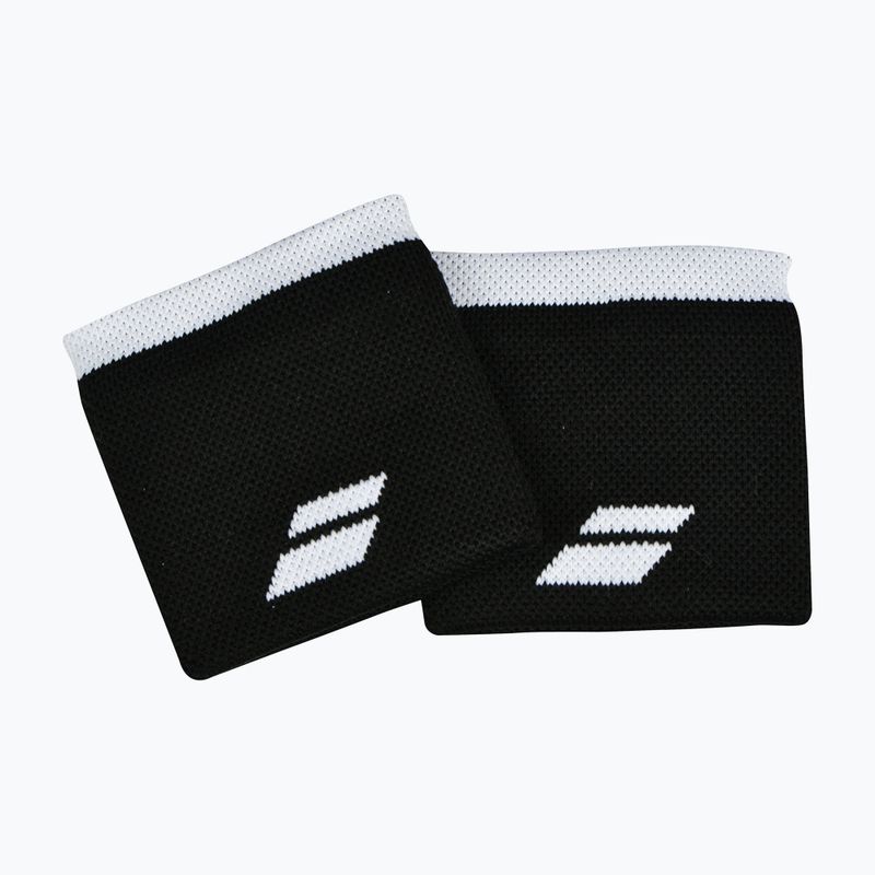 Babolat logotipas riešo apyrankės 2 vnt. juodai baltos 5UA1261 3