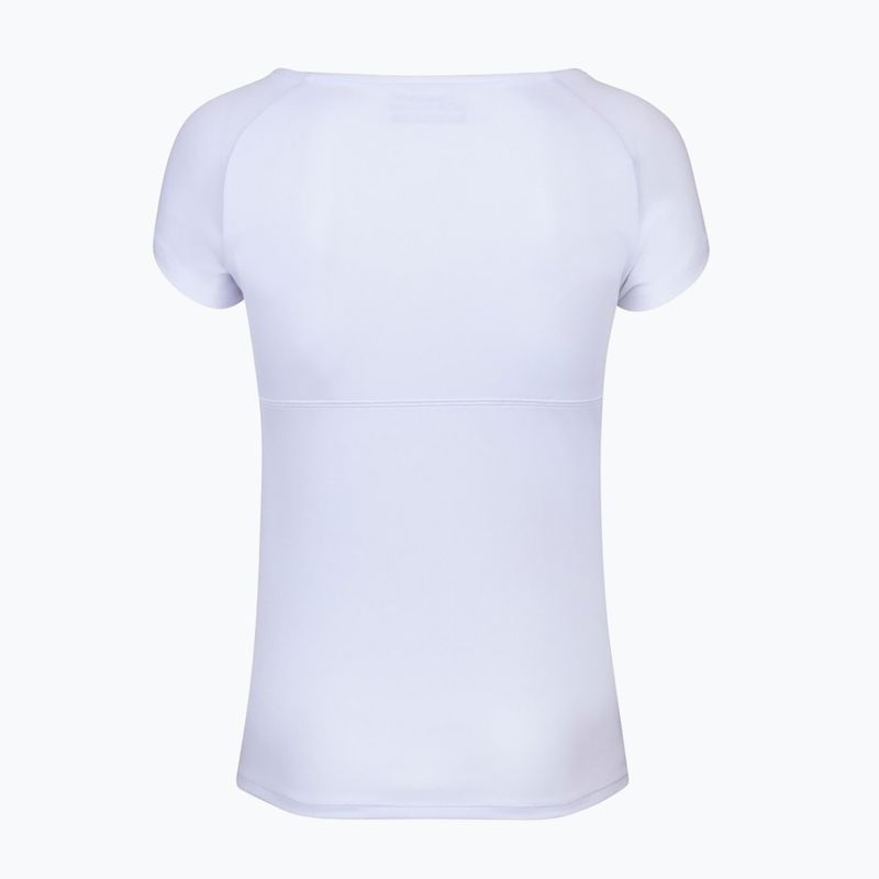 Babolat moteriški teniso marškinėliai Play Cap Sleeve white/white 2