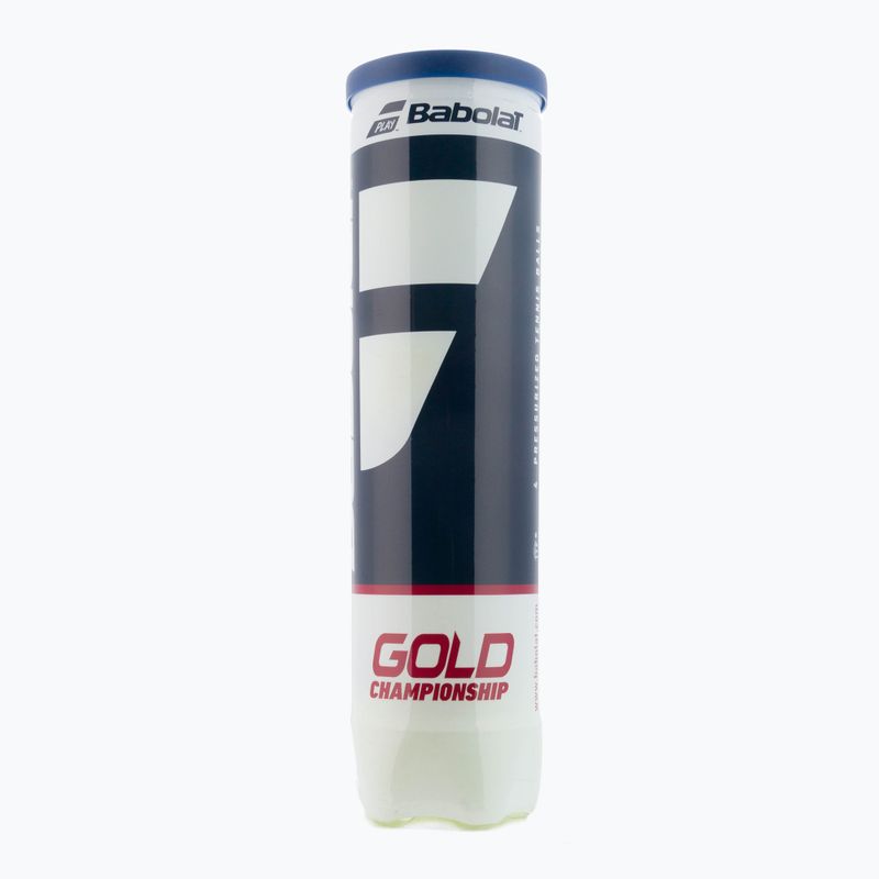 Babolat Gold Championship teniso kamuoliukai 4 vnt. geltoni 502082 2