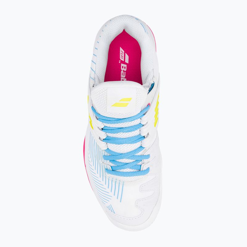 Moteriški teniso bateliai Babolat 21 Propulse Fury AC white/sulphur spring 6