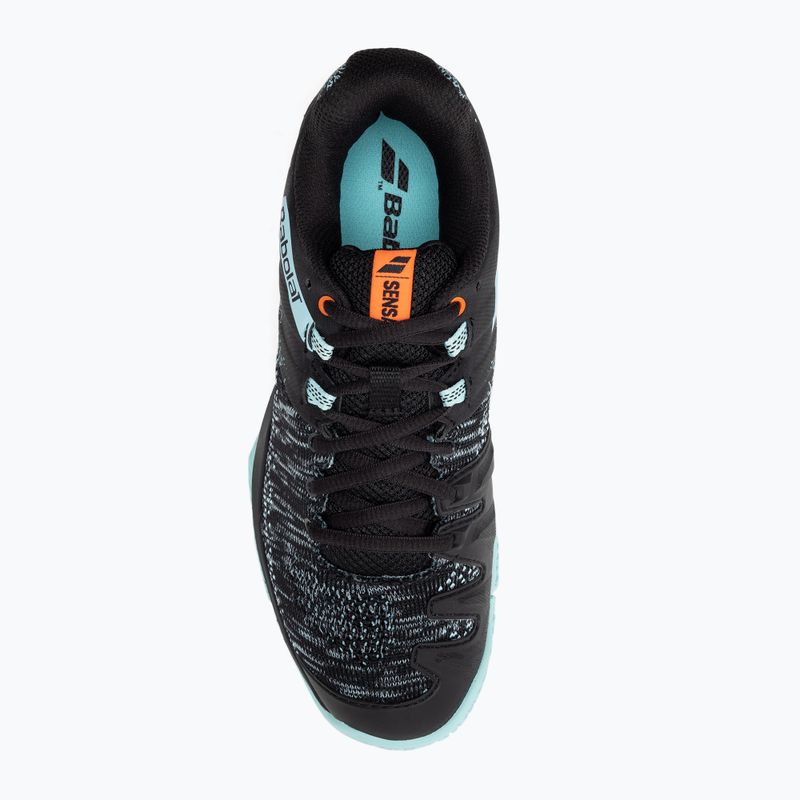 Moteriški padelio batai Babolat Sensa black/tanager turquoise 6