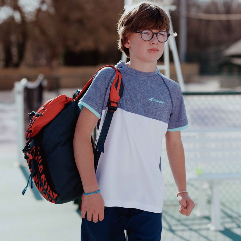 Babolat Club Junior Boy 16 l mėlyna/raudona vaikiška teniso kuprinė 753096 14