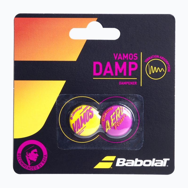 Babolat Vamos Damp Reefs 2 vnt. violetinė/geltona 700118 2