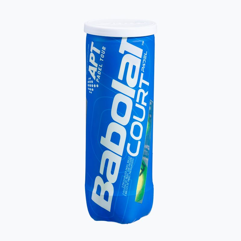 Babolat Court Padel kamuoliukai 3 vnt. geltoni 501098 3