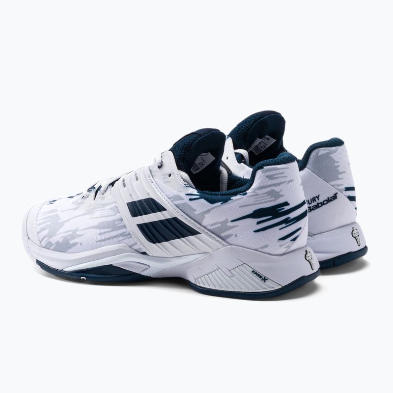 Babolat Propulse Fury AC vyriški balti teniso bateliai 30S22208 2