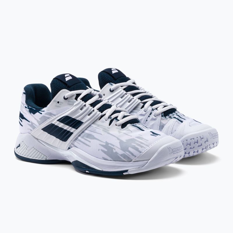 Babolat Propulse Fury AC vyriški balti teniso bateliai 30S22208 4