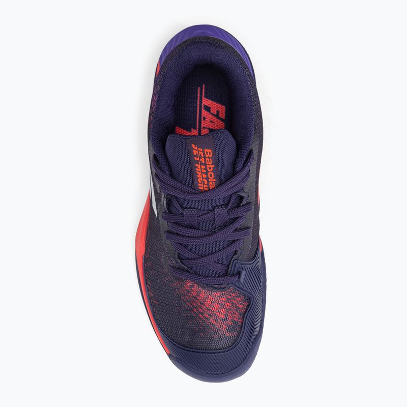 Babolat 22 Jet Mach 3 Clay blue tape vaikiški teniso bateliai 33S22730 6