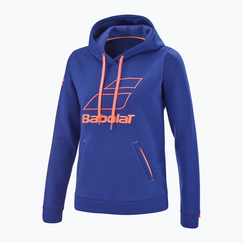 Moteriški teniso marškinėliai Babolat Exercise Hood blue 4WTD041 3