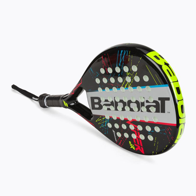 Vaikiška padelio raketė Babolat Viper Junior black/multicolour 2