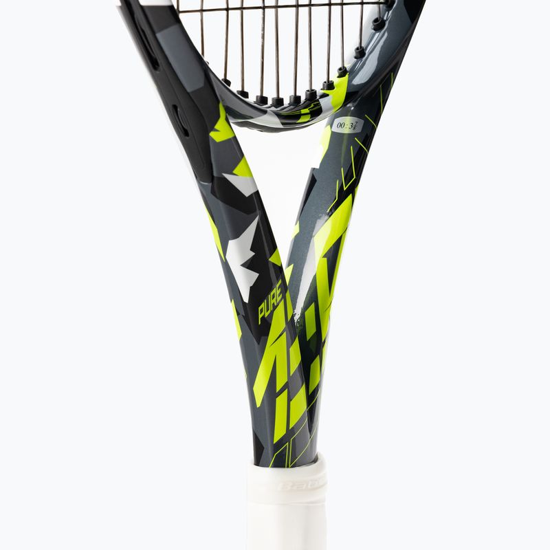 Babolat Pure Aero Junior 25 vaikiška teniso raketė pilkai geltona 140468 4