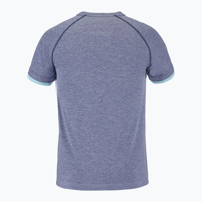 Babolat vyriški teniso marškinėliai Play Crew Neck white and blue 3MTE011 2