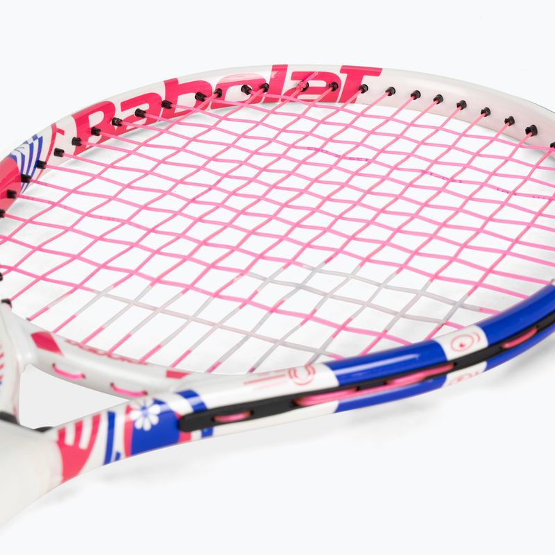 Babolat B Fly 17 vaikiška teniso raketė balta ir rožinė 140483 5