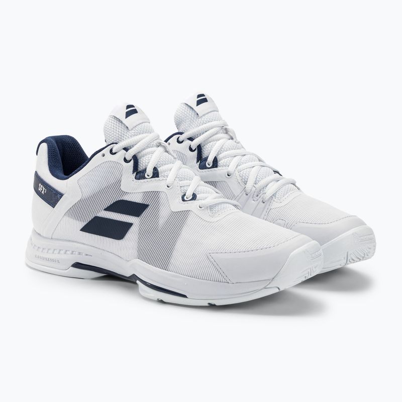 Babolat vyriški teniso bateliai SFX3 All Court white/navy 4