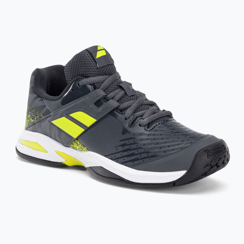 Babolat Propulse All Court vaikiški tamsiai pilki teniso bateliai 32S23478