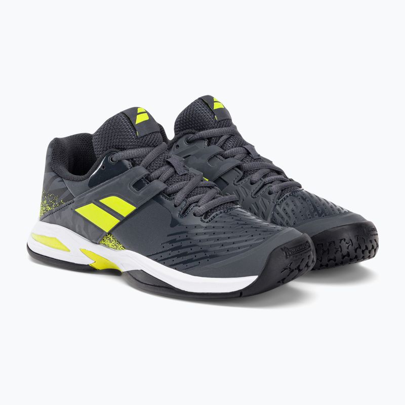Babolat Propulse All Court vaikiški tamsiai pilki teniso bateliai 32S23478 4